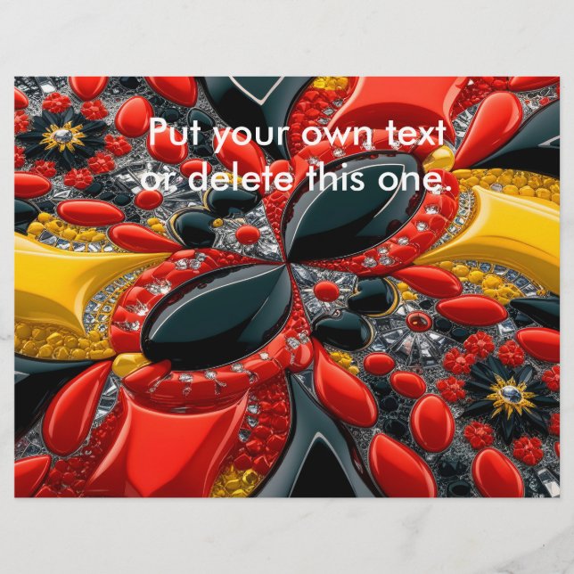 Flyer with Germany Colours Design (Front)