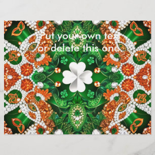 Flyer with Ireland Colours Design