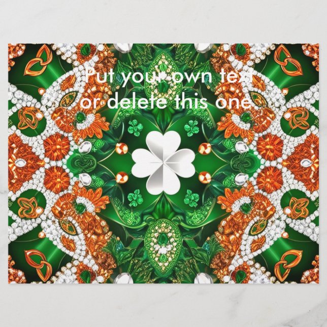 Flyer with Ireland Colours Design (Front)