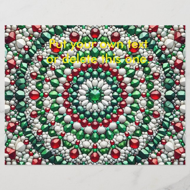 Flyer with Italian Colours Design (Front)