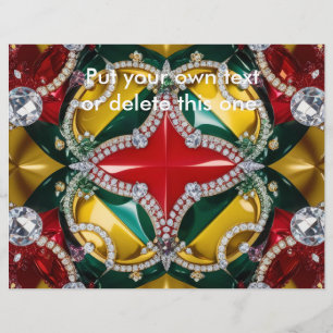 Flyer with Los Angeles Colours Design