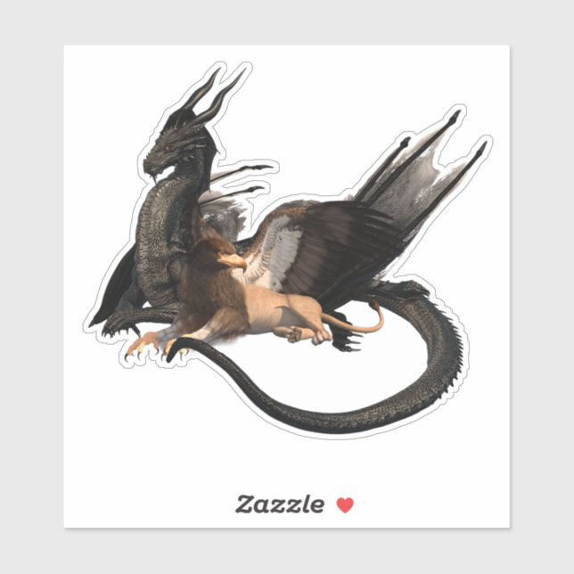 Flyers Dragon Griffin Mythological Beasts (Sheet)