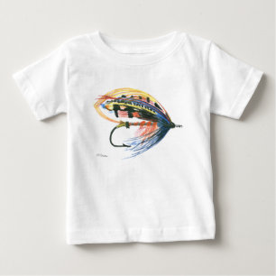 FlyFishing Lure Art Salmon Fly Lure Baby T-Shirt