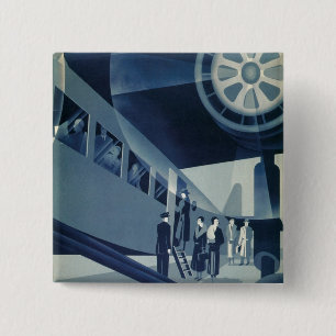 Flyg Med A-B Aerotransport 15 Cm Square Badge