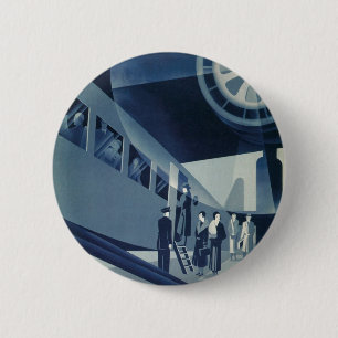 Flyg Med A-B Aerotransport 6 Cm Round Badge