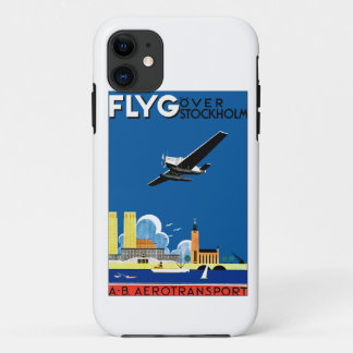 Flyg Over Stockholm iPhone 11 Case
