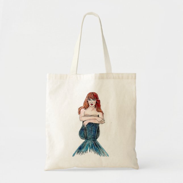 FlyGirl Mermaid Budget Tote (Front)