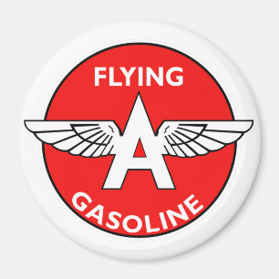 Flying A Gasoline vintage sign Magnet