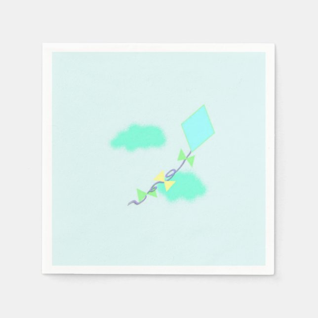 Flying a Kite Napkin (Front)