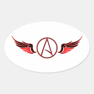 Flying "A" Oval Sticker