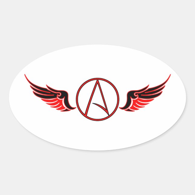 Flying "A" Oval Sticker (Front)