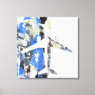 Flying Abstract by Michael Moffa Canvas Print