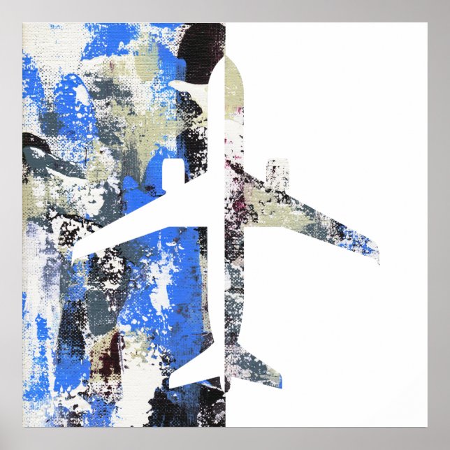 Flying Abstract by Michael Moffa Poster (Front)