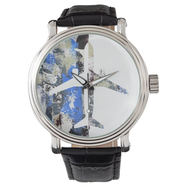 Flying Abstract by Michael Moffa Watch (Front)