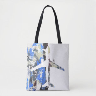 Flying Abstract Tote Bag