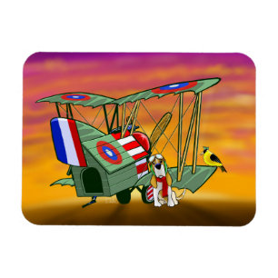 Flying ace magnet