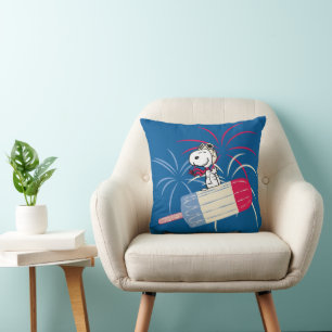 Flying Ace Snoopy on Ice Pop Cushion