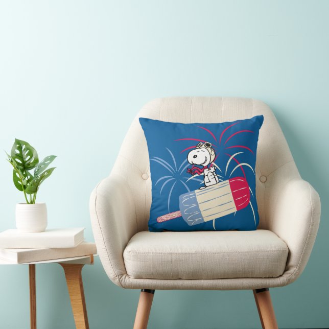 Flying Ace Snoopy on Ice Pop Cushion (Chair)