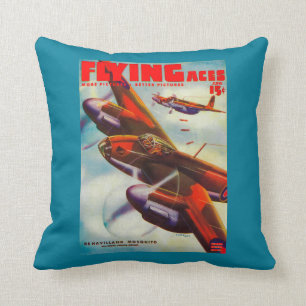 Flying Aces Magazine Cover 5 Cushion