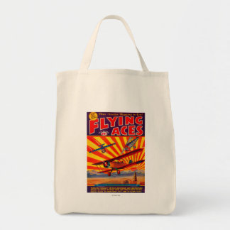 Flying Aces Magazine Cover Tote Bag