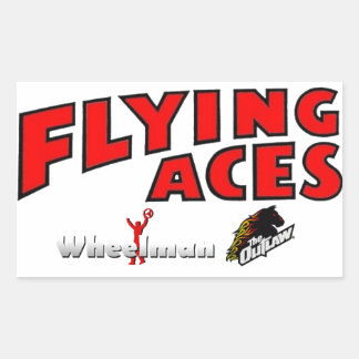 Flying Aces Outlaw and Wheelman Sticker
