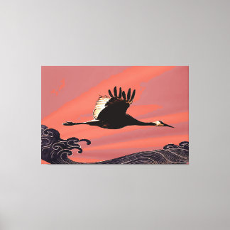 Flying Across Oceans Canvas Print