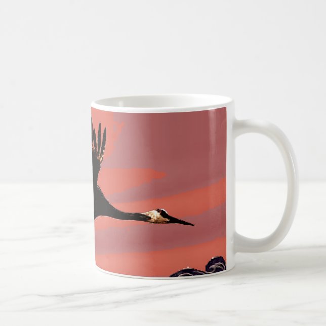 Flying Across Oceans Coffee Mug (Right)