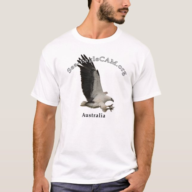 Flying Adult Sea-Eagle T-Shirt (Front)