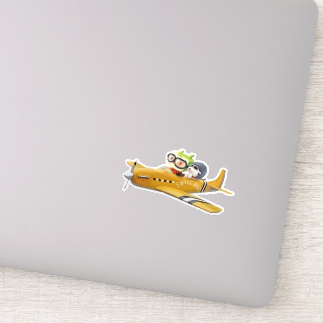 Flying Adventure with Dog (Detail)