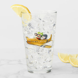 Flying Adventure with Dog Glass