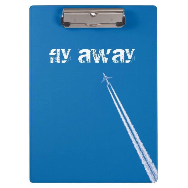 Flying aeroplane clipboard (Front)