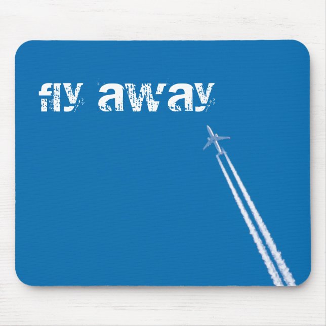 Flying aeroplane mouse mat (Front)