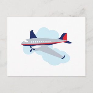 Flying Aeroplane Postcard