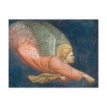 Flying angel (Giotto follower) CC0508 Postcard