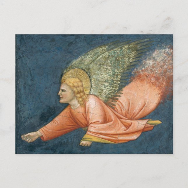 Flying angel (Giotto follower) CC0509 Postcard (Front)