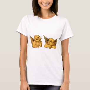 Flying Angel Pigs with wings Fantasy Animals Art T-Shirt