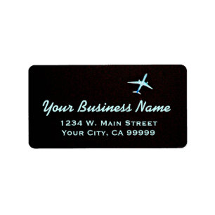 Flying Away   High Altitude Aeroplane Label