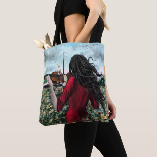 Flying Away Summer Sonata Tote Bag - Painting
