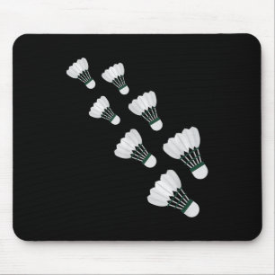 Flying Badminton Shuttles Mouse Mat