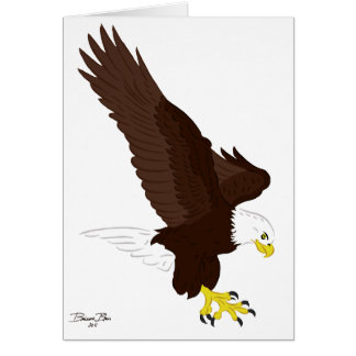 Flying Bald Eagle American Bird Tattoo Art
