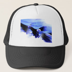 Flying Bald Eagle Trucker Hat