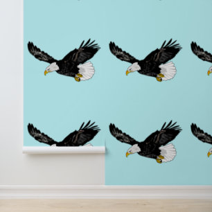 Flying Bald Eagle Wallpaper