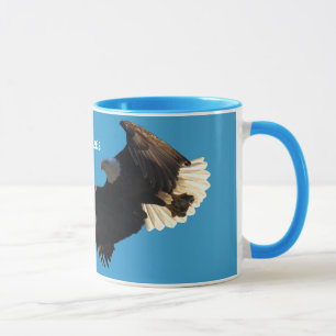 Flying Bald Eagle Wildlife Supporter Mug