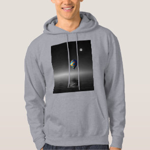 Flying Balloon Selective Minimalist Photography  Hoodie