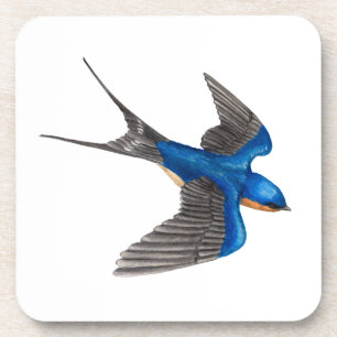 Flying Barn Swallow Coaster