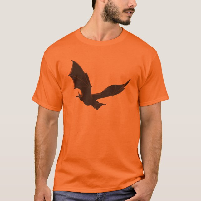 Flying Bat Halloween Shirt (Front)
