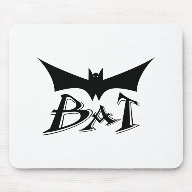Flying bat mouse mat (Front)