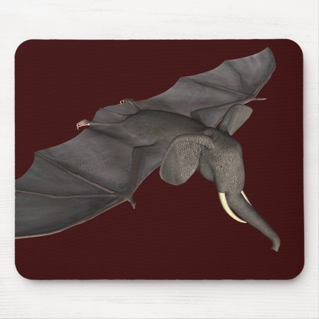 Flying Batphant Mouse Mat (Front)