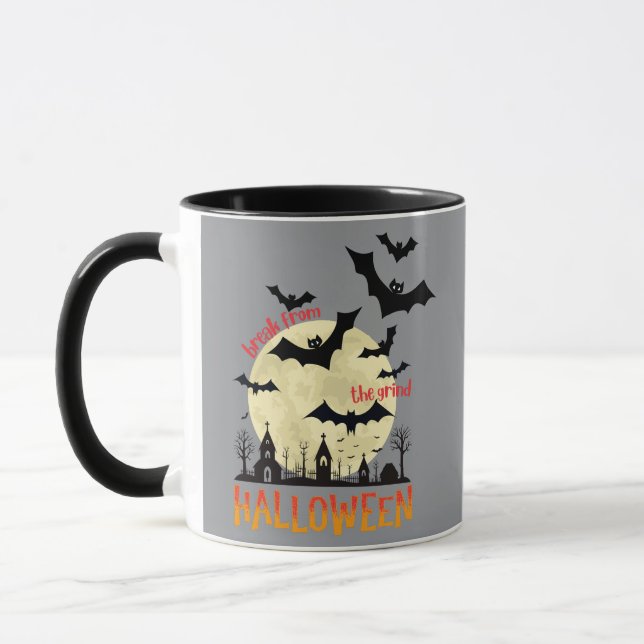 Flying Bats Coffee Mug (Left)