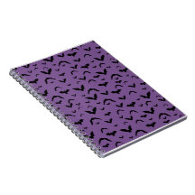 Flying Bats on Purple